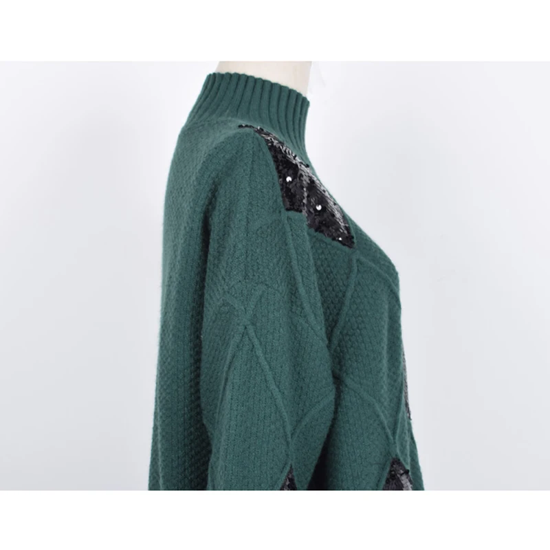 XITAO Patchwork Sequined Argyle Sweaters 2021 Spring Casual Fashion Stand-up Collar Green All Match Pullover Elegant XJ2182
XITAO Patchwork Sequined Argyle Sweaters 2021 Spring Casual Fashion Stand-up Collar Green All Match Pullover Elegant XJ2182