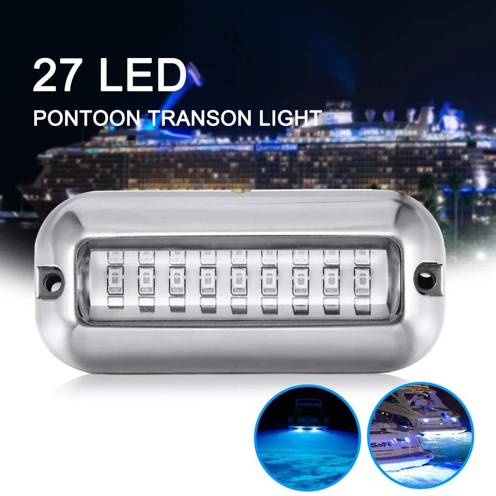 27LED 50W Marine Boat Light 316 Stainless Steel, IP68, Underwater Transom Night Lamp for Cruise Ships Pontoon Sailboat
27LED 50W Marine Boat Light 316 Stainless Steel, IP68, Underwater Transom Night Lamp for Cruise Ships Pontoon Sailboat