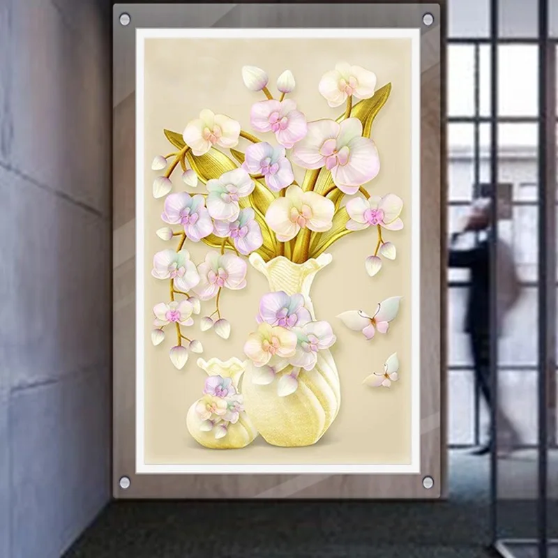 Diamond embroidery paintings 5D DIY Butterfly orchid Cross stitch Background decoration of living room, dining room and bedroom
Diamond embroidery paintings 5D DIY Butterfly orchid Cross stitch Background decoration of living room, dining room and bedroom