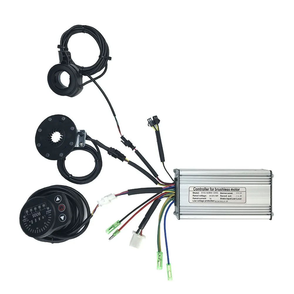E-Bike Motor KT 36V/48V 250W 15A SM Controller+LCD900s Instrument Display+8 Magnetic Point Boost Sensor+Thumb Throttle Set
E-Bike Motor KT 36V/48V 250W 15A SM Controller+LCD900s Instrument Display+8 Magnetic Point Boost Sensor+Thumb Throttle Set