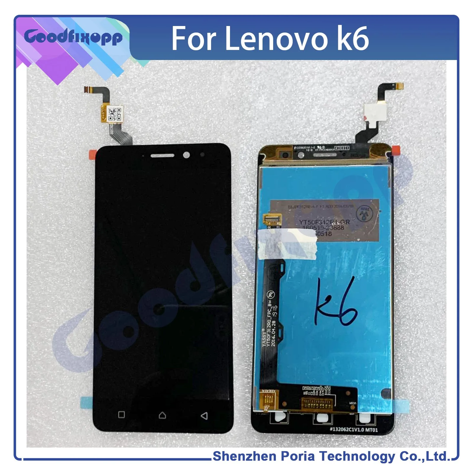 Оригинальный ЖК-дисплей для Lenovo K6 K33A48 K33B36 дигитайзер с сенсорным экраном в сборе |