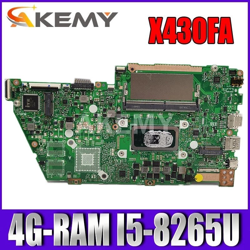 X430FA Mainboard For ASUS X430FA X430F A430F S4300F Laptop motherboard Motherboard 4G-RAM I5-8265U GM
X430FA Mainboard For ASUS X430FA X430F A430F S4300F Laptop motherboard Motherboard 4G-RAM I5-8265U GM