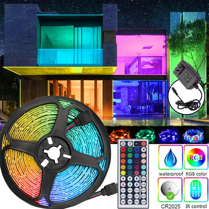 Led Lights Strip 5050/283512V with Remote Controller Waterproof for Outdoor/room Flexible Lamps Diode Wall Bedroom Decor Adapter
Led Lights Strip 5050/283512V with Remote Controller Waterproof for Outdoor/room Flexible Lamps Diode Wall Bedroom Decor Adapter