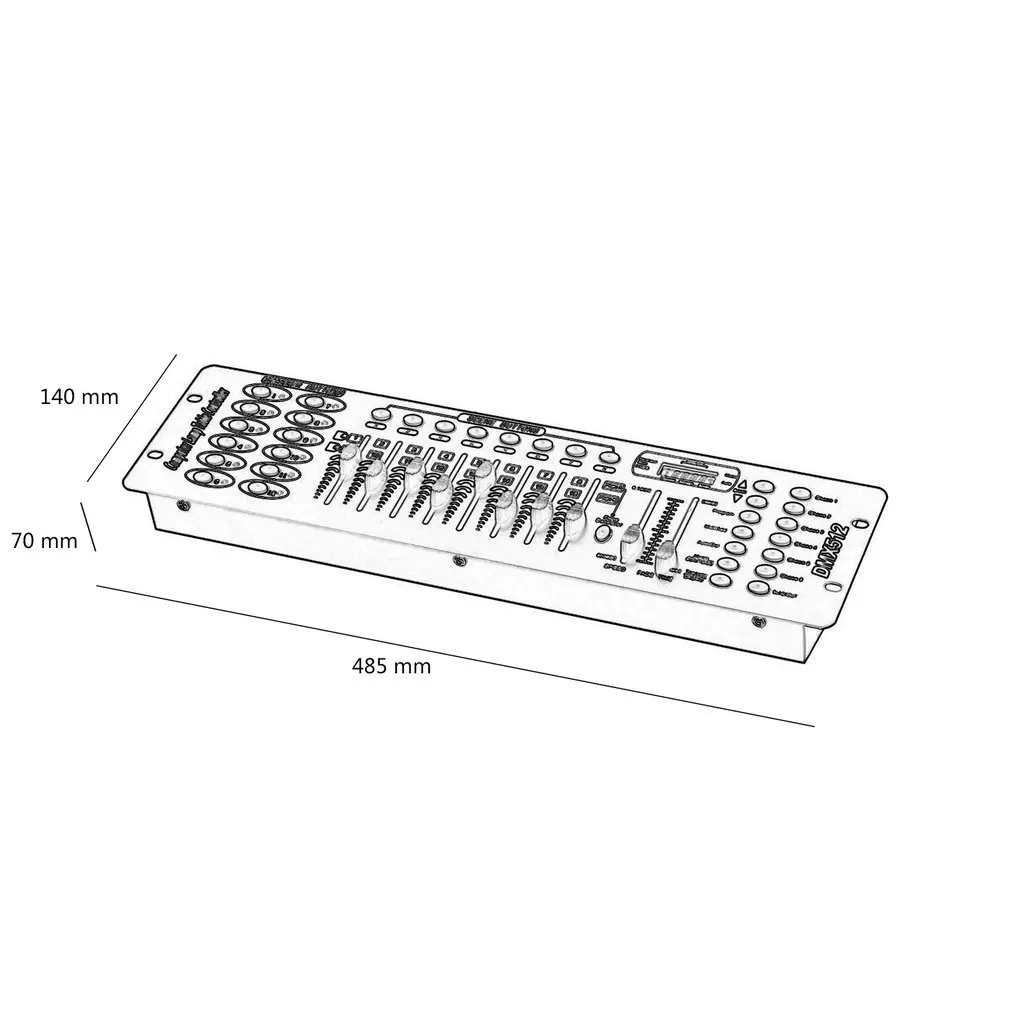 192 Channels DMX512 Controller Console for Stage Light Party DJ Disco Operator Equipment Spotlights DJ Controller
192 Channels DMX512 Controller Console for Stage Light Party DJ Disco Operator Equipment Spotlights DJ Controller