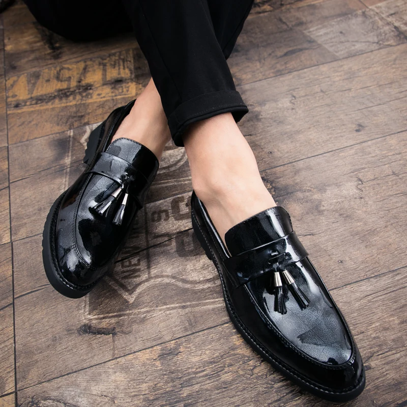 Men Leather Fashion Shoes Low Heel Fringe Dress Shoes Brogue Shoes Spring Vintage Classic Male Casual tassel club party shoes
Men Leather Fashion Shoes Low Heel Fringe Dress Shoes Brogue Shoes Spring Vintage Classic Male Casual tassel club party shoes