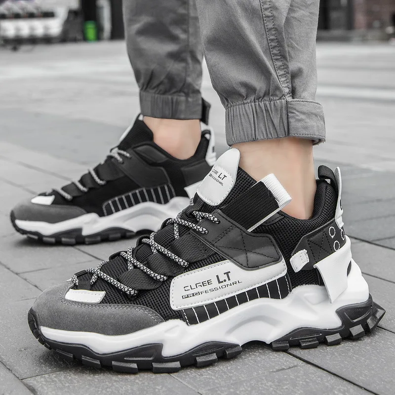 Fashion Running Men Shoes Breathable Mesh Men's Sneakers Non-slip Sports Fitness Lace Up Walking Jogging Gym Trainers Size 39-46
Fashion Running Men Shoes Breathable Mesh Men's Sneakers Non-slip Sports Fitness Lace Up Walking Jogging Gym Trainers Size 39-46