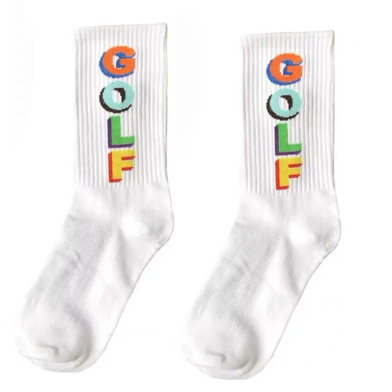 Tide brand men and women letter socks hip-hop skateboard cotton couple sports tube socks 
Tide brand men and women letter socks hip-hop skateboard cotton couple sports tube socks