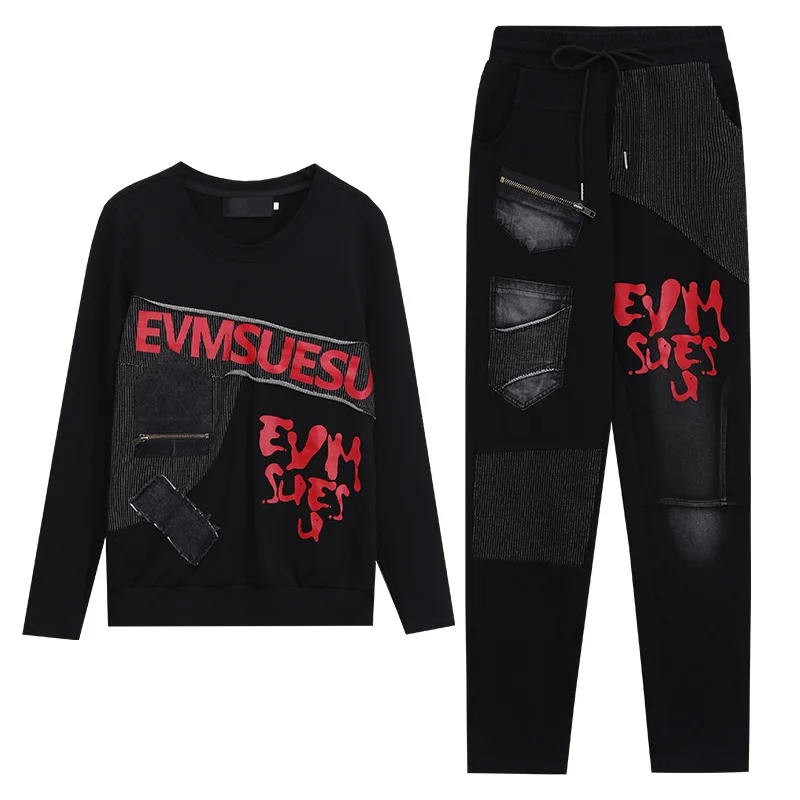 SOUL OF TIGER 2020 Autumn Luxury Style Tops And Elastic Pants Ladies Casual Printed Club Outfits Womens Two Piece Sets Plus Size
SOUL OF TIGER 2020 Autumn Luxury Style Tops And Elastic Pants Ladies Casual Printed Club Outfits Womens Two Piece Sets Plus Size