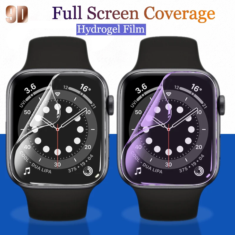 Screen Protector Clear Full Protective Hydrogel Film for Apple Watch Series 7 6 SE 5 4 3 2 1 for IWatch 45mm41mm40mm44mm38mm42mm
Screen Protector Clear Full Protective Hydrogel Film for Apple Watch Series 7 6 SE 5 4 3 2 1 for IWatch 45mm41mm40mm44mm38mm42mm