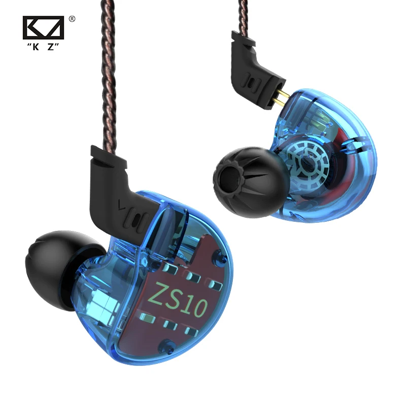 

New QKZ VK1 4DD In Ear Earphone HIFI DJ Monito Running Sport Earphones Earplug Headset Earbud ZS10 ZS6 fone de ouvido audifonos