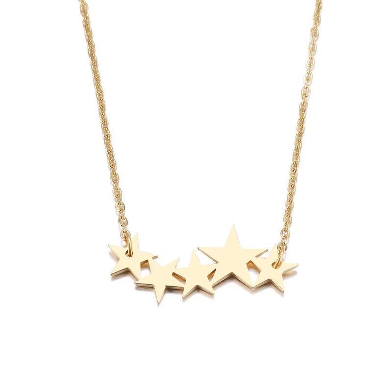 Stainless Steel Gold Silver Color Star Charms Chokers Necklaces for Women Choker Collares Fashion Jewelry Star Pendant Necklace
Stainless Steel Gold Silver Color Star Charms Chokers Necklaces for Women Choker Collares Fashion Jewelry Star Pendant Necklace