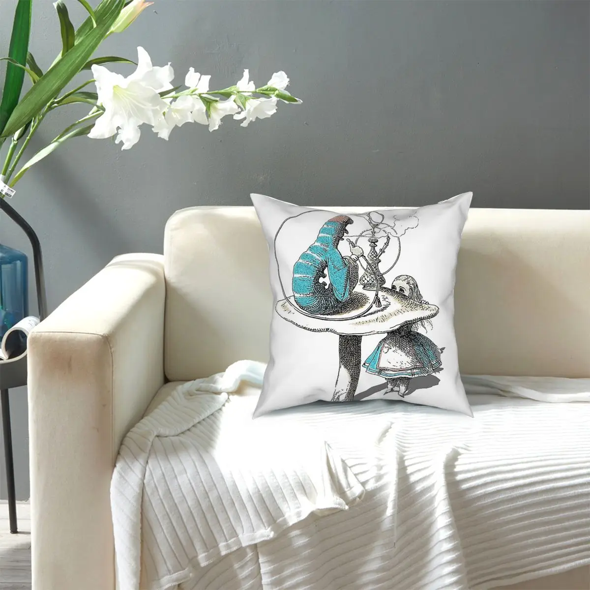 Alice Wants A Toke -Alice In Wonderland Square Pillow Case Polyester Throw Pillow Casual Cushion Covers 
Alice Wants A Toke -Alice In Wonderland Square Pillow Case Polyester Throw Pillow Casual Cushion Covers