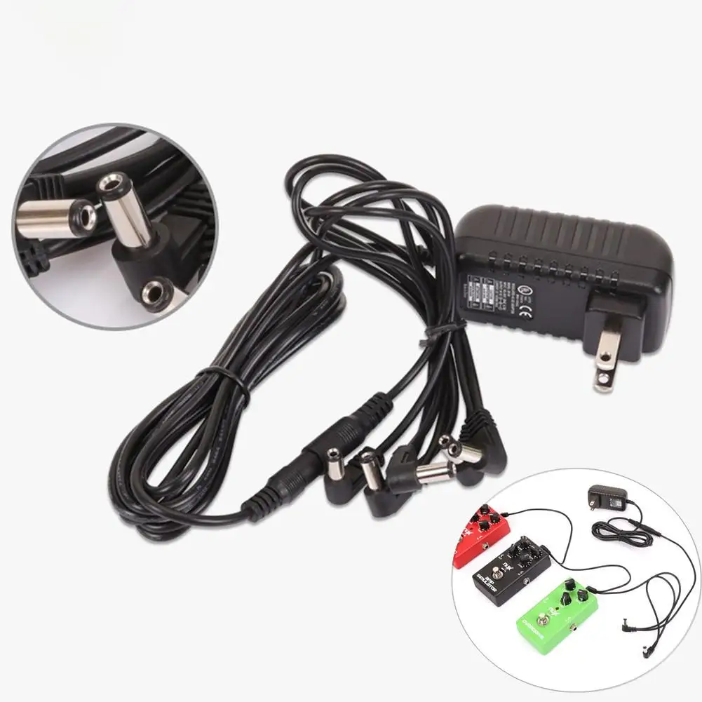 【 HOT Sale 】Pedal Power Adapter Supply 9V DC 1A for Guitar Effect Pedal with Cable 5 Way Chain Cord
【 HOT Sale 】Pedal Power Adapter Supply 9V DC 1A for Guitar Effect Pedal with Cable 5 Way Chain Cord