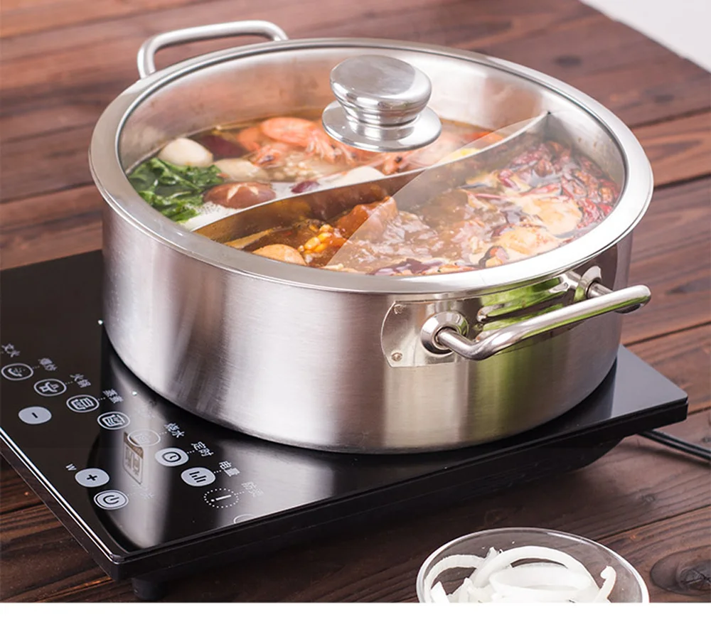Yuanyang Pot Household Stainless Steel Hot Pot Thickened Induction Cooker Hot Pot With a Molding Household Hotel
Yuanyang Pot Household Stainless Steel Hot Pot Thickened Induction Cooker Hot Pot With a Molding Household Hotel
