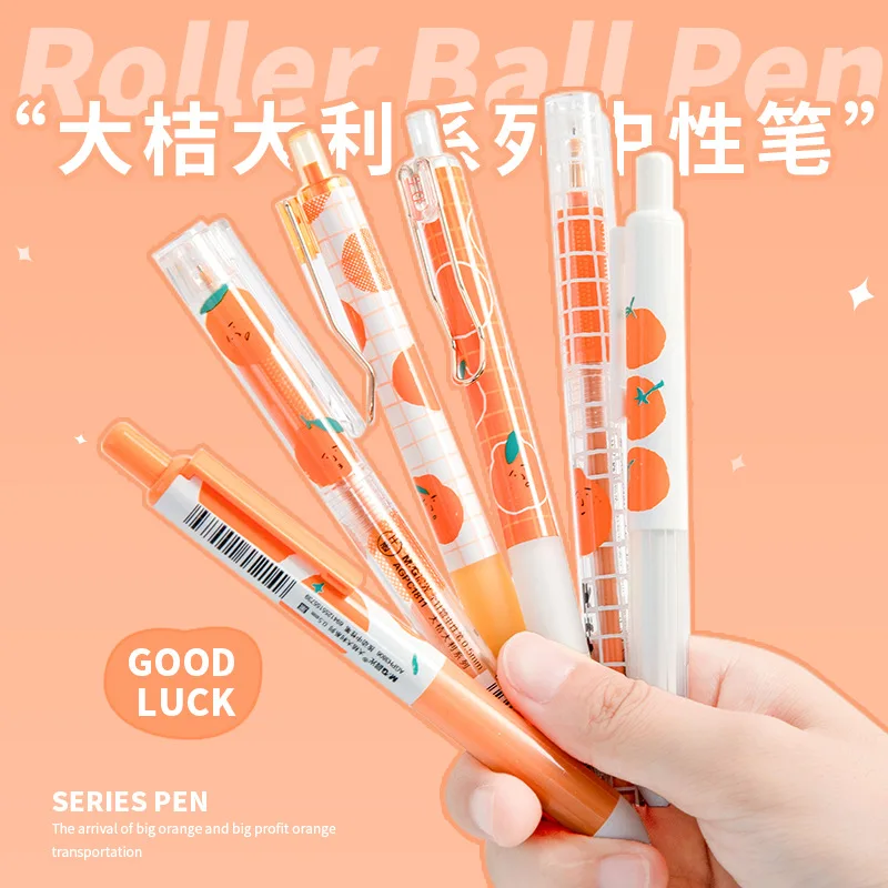 Необычная мультяшная Милая ручка с оранжевым прессом, черная ручка для студентов, кисть для экзамена, офисный подарок
Необычная мультяшная Милая ручка с оранжевым прессом, черная ручка для студентов, кисть для экзамена, офисный подарок