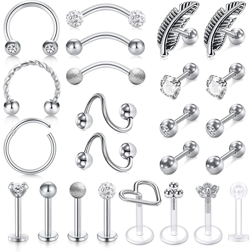 Cartilage Earrings Studs for Women Helix Earring Hoop Rook Daith Conch Earrings Stainless Steel Piercing Jewelry
Cartilage Earrings Studs for Women Helix Earring Hoop Rook Daith Conch Earrings Stainless Steel Piercing Jewelry