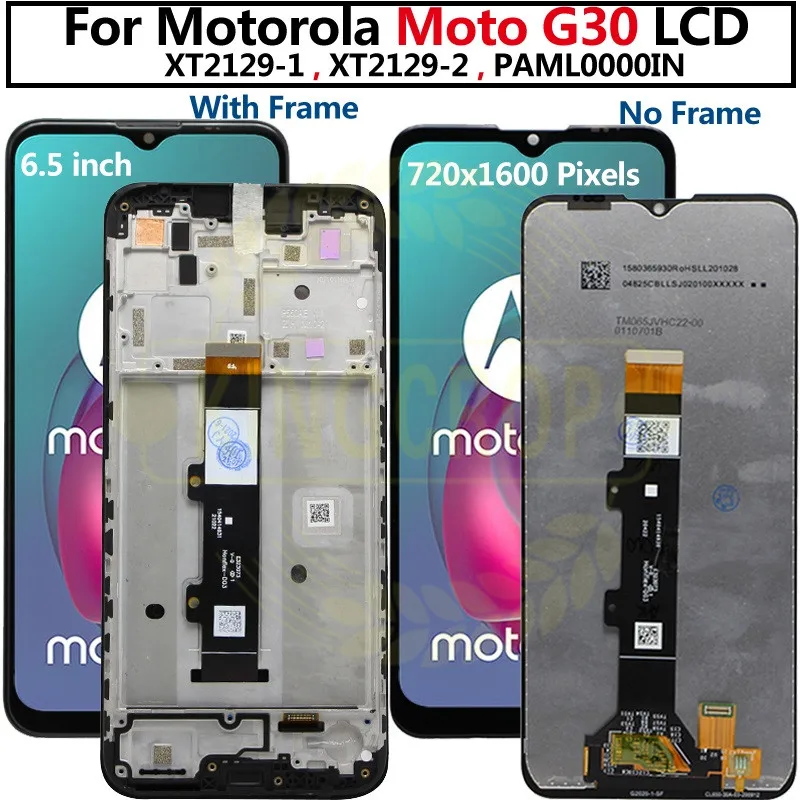 6 5 ''оригинал для Motorola Moto G30 деталь ремонта и сборки ЖК-дисплей с сенсорным