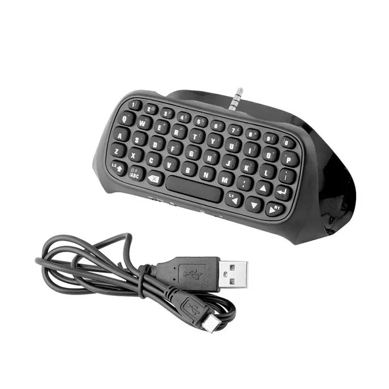Mini Wireless Keyboard 3.5mm Plug Game Chat pad Message Keyboard for Sony for Playstation 4 for PS4 Controller Bluetooth 3.0 
Mini Wireless Keyboard 3.5mm Plug Game Chat pad Message Keyboard for Sony for Playstation 4 for PS4 Controller Bluetooth 3.0