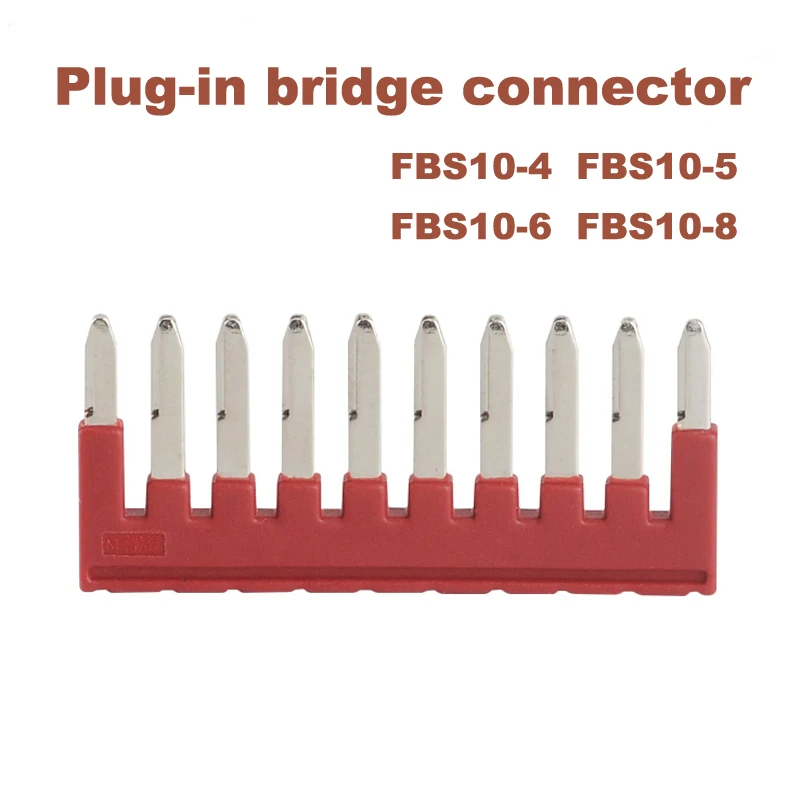 2pcs FBS10-4/5/6/8 Spring Terminal central connector plug-in bridge short connection strip For ST1.5/2.5/4/6 terminals block
2pcs FBS10-4/5/6/8 Spring Terminal central connector plug-in bridge short connection strip For ST1.5/2.5/4/6 terminals block