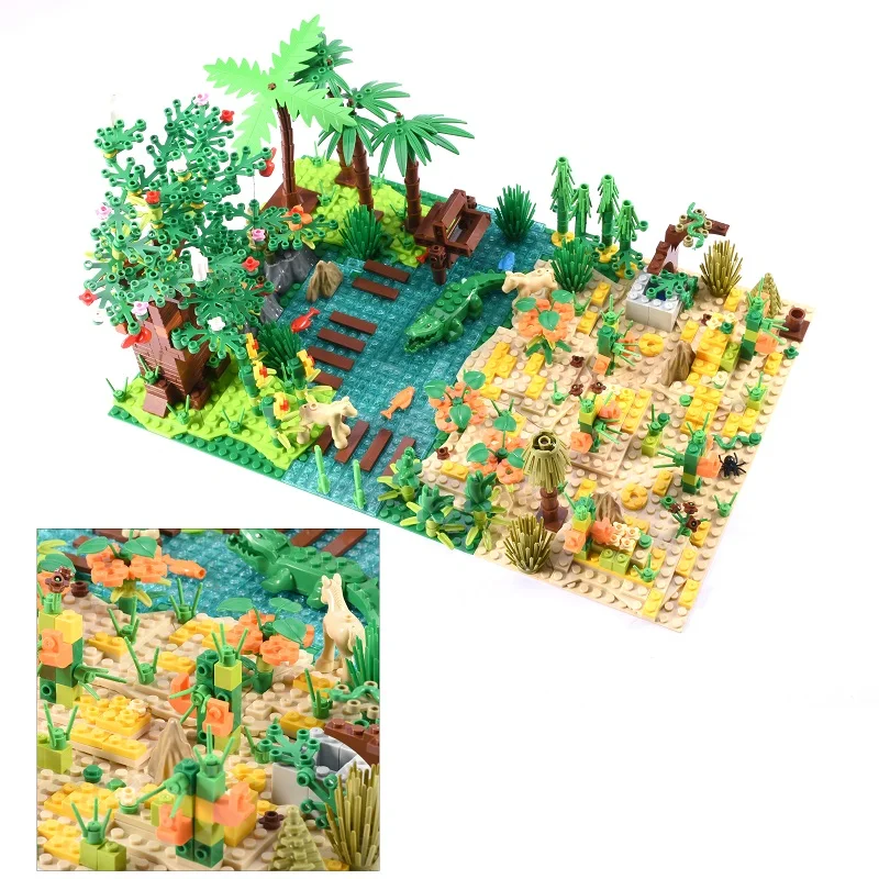 Игрушка MOC Oasis shoal, имитация растительности, животные, река, деревянный мост, мелкие частицы, строительные блоки, детские игрушки, сделай сам, ...
Игрушка MOC Oasis shoal, имитация растительности, животные, река, деревянный мост, мелкие частицы, строительные блоки, детские игрушки, сделай сам, ...