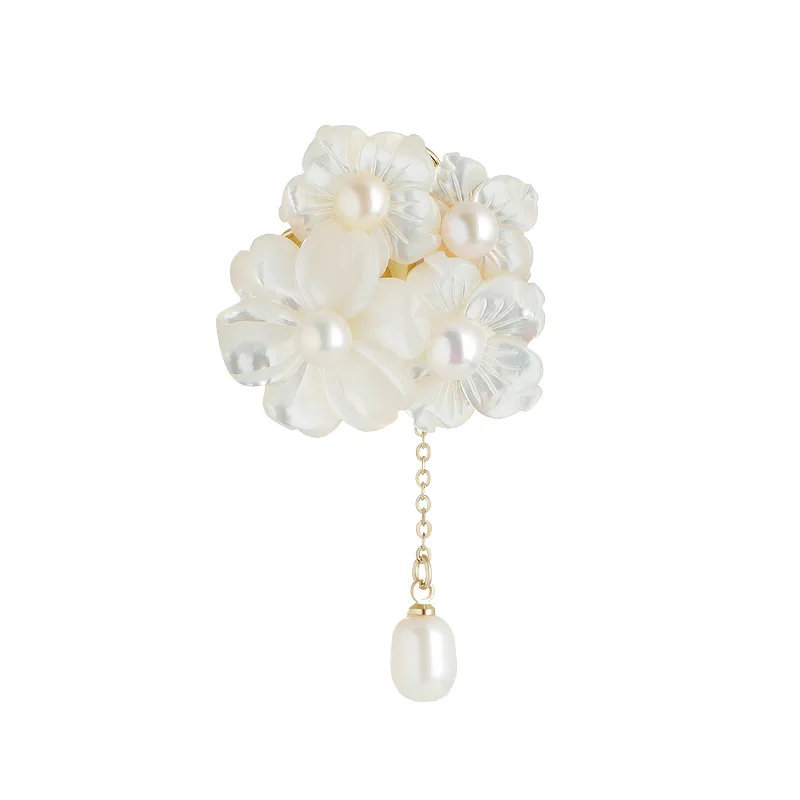 Special Fashion Natural Pearls Brooches Pins Sea Shell Brooches Bouquet Pendants Wedding Flower Jewelry Gifts for Women S1713B
Special Fashion Natural Pearls Brooches Pins Sea Shell Brooches Bouquet Pendants Wedding Flower Jewelry Gifts for Women S1713B