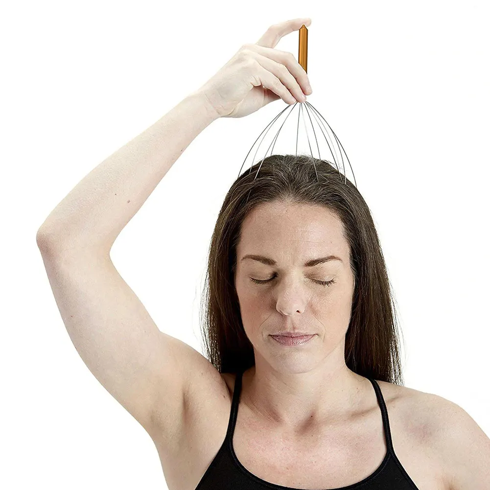 Scalp Massager Stress Relief Octopus Massagers Head Scratcher Massager for Home SPA Relief Relaxation Gold
Scalp Massager Stress Relief Octopus Massagers Head Scratcher Massager for Home SPA Relief Relaxation Gold