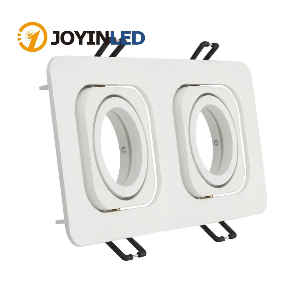 300pcs Aluminium Ceiling Light Mounting Frame Brushed Double Square GU10 MR16 Recessed Ceiling Fixed Downlight Fitting
300pcs Aluminium Ceiling Light Mounting Frame Brushed Double Square GU10 MR16 Recessed Ceiling Fixed Downlight Fitting