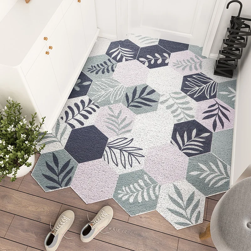 Anti-Slip Pvc Silk Loop Doormat Cut Printed Honeycomb Irregular Shape Carpet Living Room Bedroom Bathroom Floor Entrance Mats
Anti-Slip Pvc Silk Loop Doormat Cut Printed Honeycomb Irregular Shape Carpet Living Room Bedroom Bathroom Floor Entrance Mats