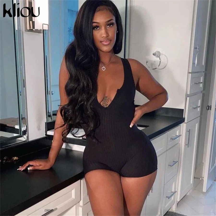Kliou Sexy Sporty Workout Halter Rompers Women Casual Active Wear Backless Sleeveless Playsuit Athleisure Biker Playsuits Hot
Kliou Sexy Sporty Workout Halter Rompers Women Casual Active Wear Backless Sleeveless Playsuit Athleisure Biker Playsuits Hot