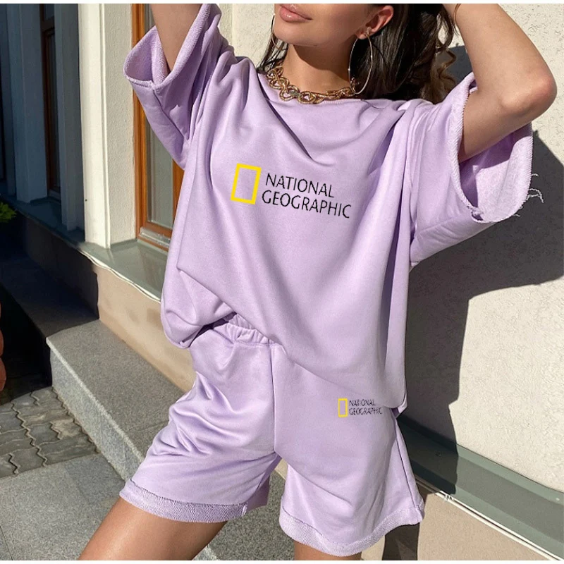 New Woman's Sportswear Summer Suits Woman Fitness Wear Sports Suits Short-Sleeved T-Shirt Shorts Quick-Drying 2-Piece Set Hot
New Woman's Sportswear Summer Suits Woman Fitness Wear Sports Suits Short-Sleeved T-Shirt Shorts Quick-Drying 2-Piece Set Hot