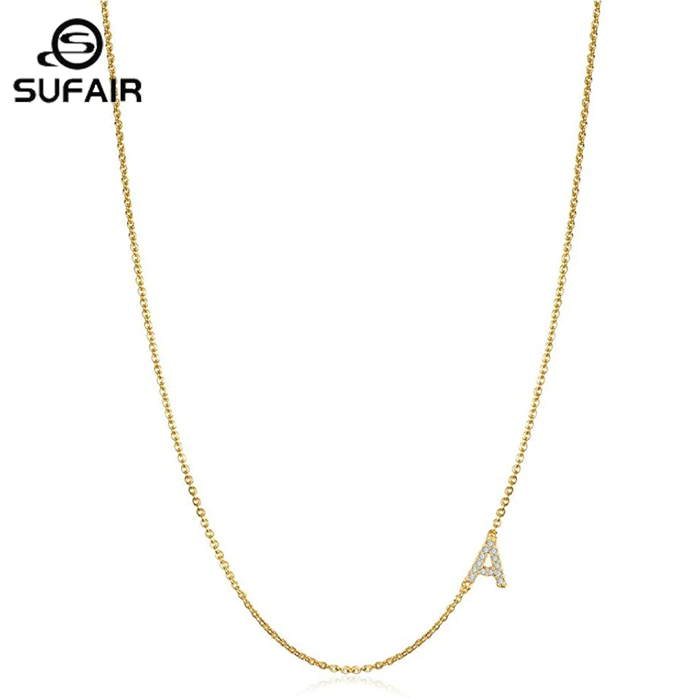Sufair Sideways Initial Necklace for Women Cubic Zirconia 26 Letter Pendant Personalized Tiny Monogram Necklace Jewelry Gift
Sufair Sideways Initial Necklace for Women Cubic Zirconia 26 Letter Pendant Personalized Tiny Monogram Necklace Jewelry Gift