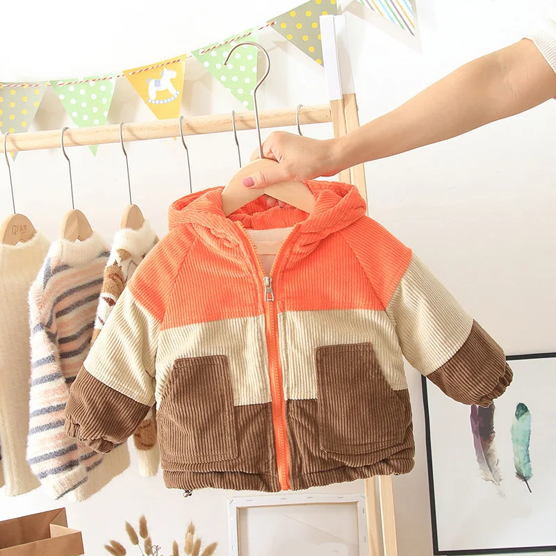 Original Zebra Remember kids winter warm wadded jackets toddler girls patchwork color coats baby boys plush Thickened overcoat
Original Zebra Remember kids winter warm wadded jackets toddler girls patchwork color coats baby boys plush Thickened overcoat