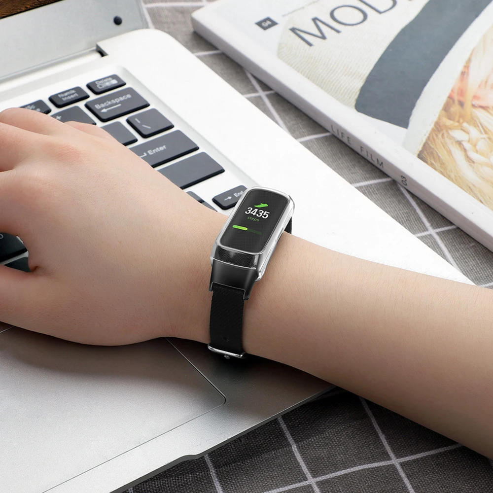 Soft TPU Cover Case For Samsung Galaxy Fit R370 Anti-fall All-around Protection Watch Protector Silicone Sports Wristband Cover
Soft TPU Cover Case For Samsung Galaxy Fit R370 Anti-fall All-around Protection Watch Protector Silicone Sports Wristband Cover