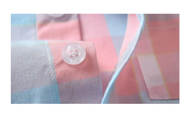 Summer new shirt children's pink plaid shirt cross-border European and American children's short-sleeved cardigan