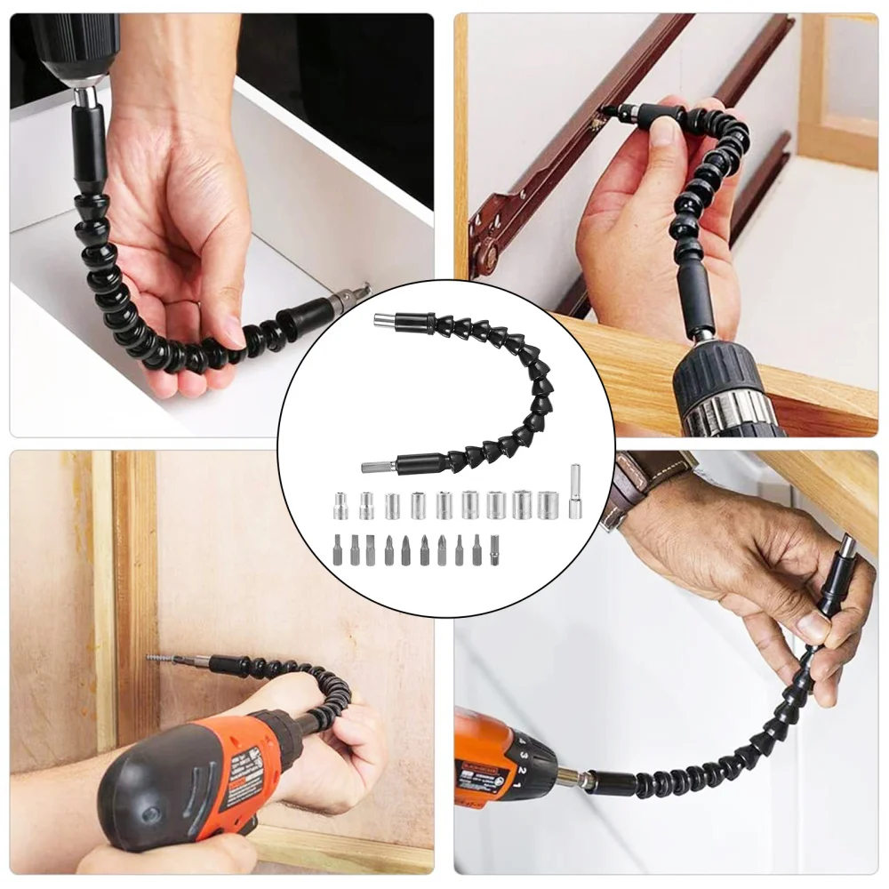 1 Set Hand Drill Flexible Extensions Shaft Kit Bits Extension Screwdriver Bits
1 Set Hand Drill Flexible Extensions Shaft Kit Bits Extension Screwdriver Bits