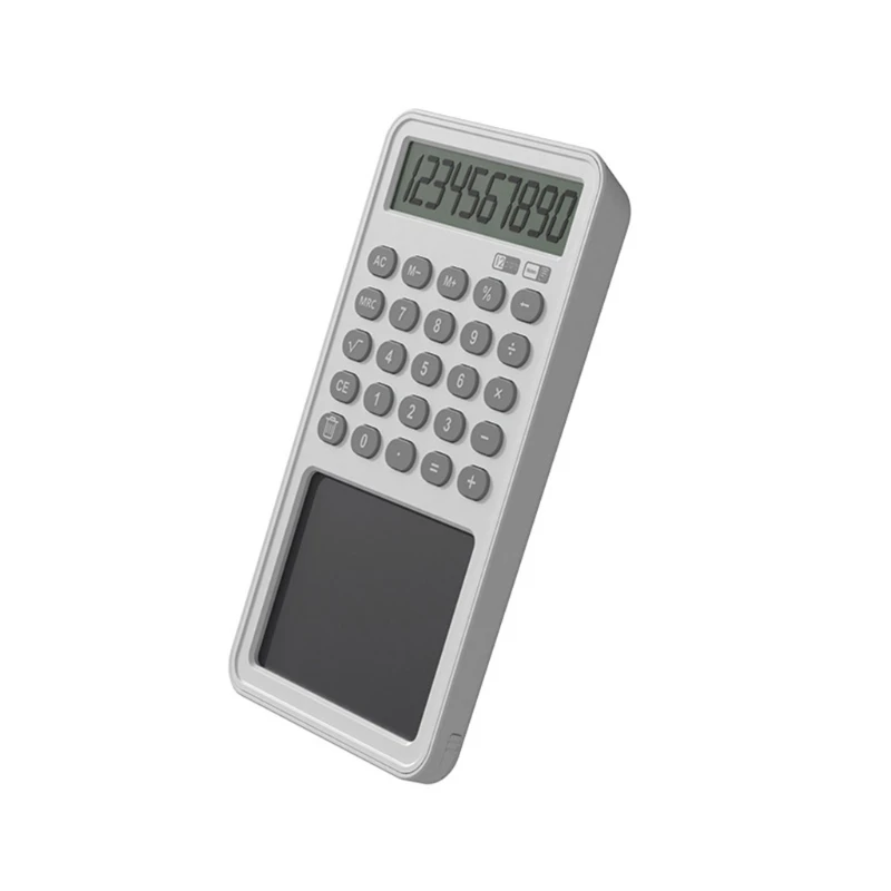 

Calculator 12-Digit Desk Calculators with Writing Tablet Mute Portable Desktop