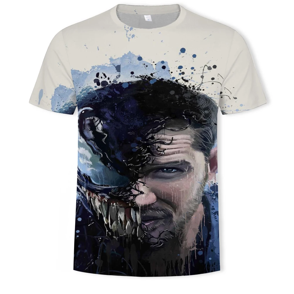 2021 New Trend Men's T-shirt Venom Monster 3D Printing Horror Graphic T-shirt Summer Breathable Loose Top Oversized T-shirt
2021 New Trend Men's T-shirt Venom Monster 3D Printing Horror Graphic T-shirt Summer Breathable Loose Top Oversized T-shirt