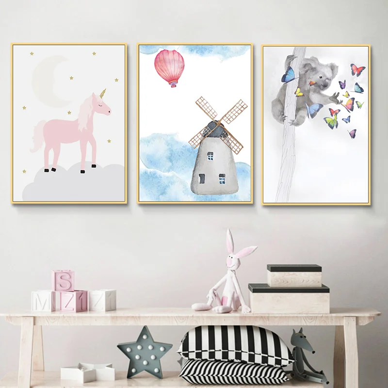 Nordic Poster Wall Art Canvas Painting Print Cartoon Animal Posters And Prints Kids Room Decoration Picture
Nordic Poster Wall Art Canvas Painting Print Cartoon Animal Posters And Prints Kids Room Decoration Picture