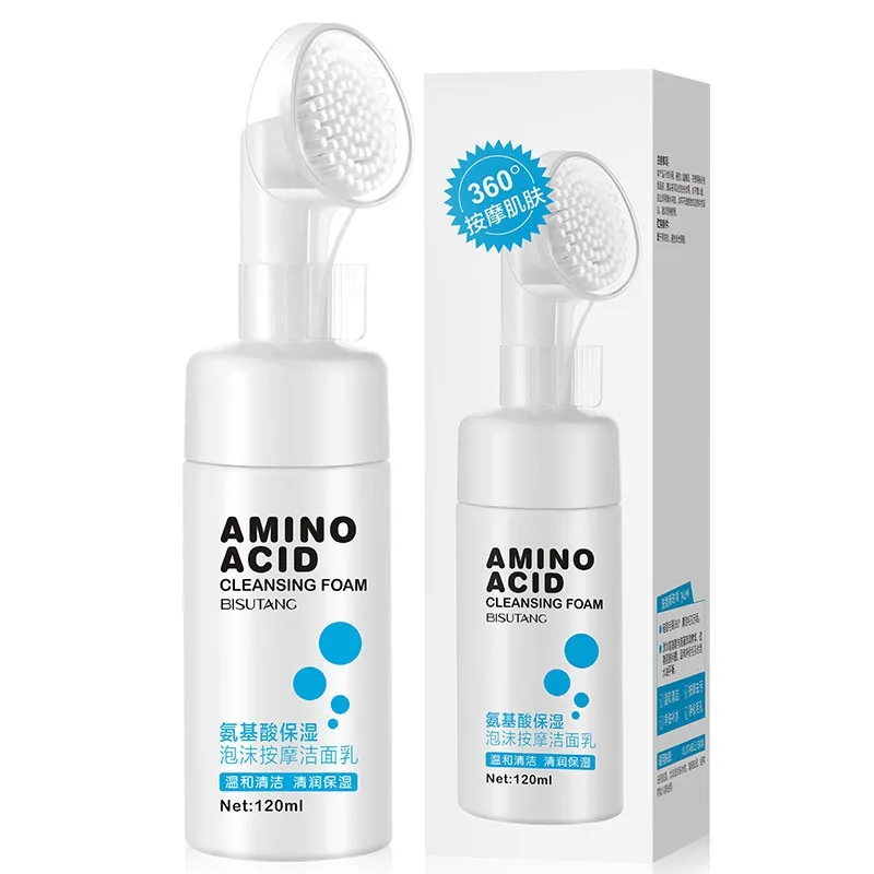 120ml Amino Acid Facial Cleanser Foam Moisturizing Nourish The Skin Natural Exfoliating Cleansing Pore Moisture Skin Care
120ml Amino Acid Facial Cleanser Foam Moisturizing Nourish The Skin Natural Exfoliating Cleansing Pore Moisture Skin Care