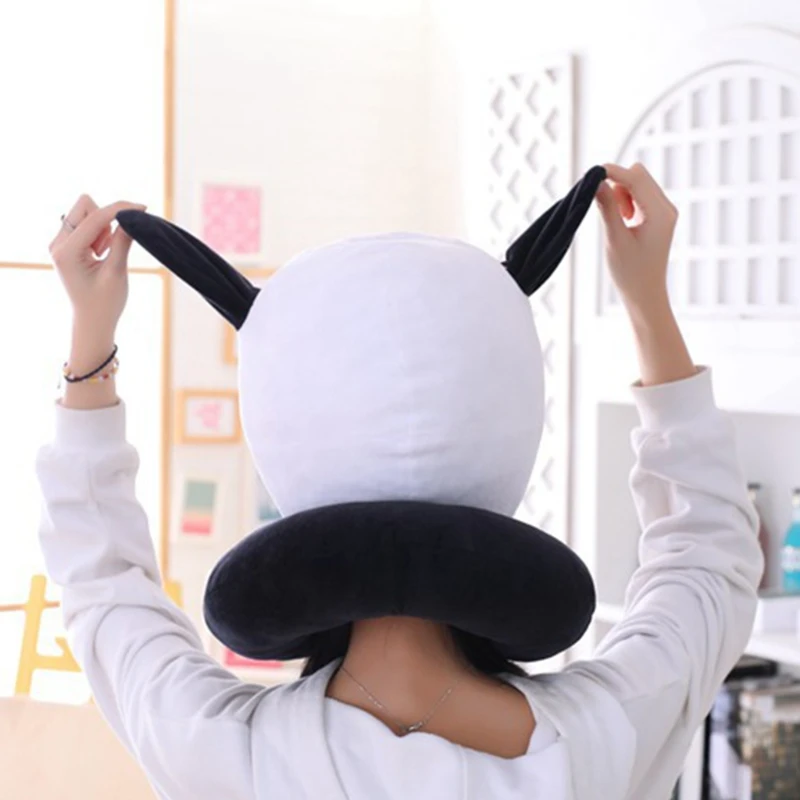 2 In 1 U Shaped Neck Pillow with Cartoon Panda Plush Hat Funny Animal Stuffed Toys Travel Hooded Cushion Cap Photo Props
2 In 1 U Shaped Neck Pillow with Cartoon Panda Plush Hat Funny Animal Stuffed Toys Travel Hooded Cushion Cap Photo Props
