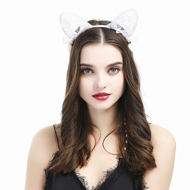 Sexy uniform lingerie temptation accessories of cat ear bow with bell headwear cosplay accessories
Sexy uniform lingerie temptation accessories of cat ear bow with bell headwear cosplay accessories