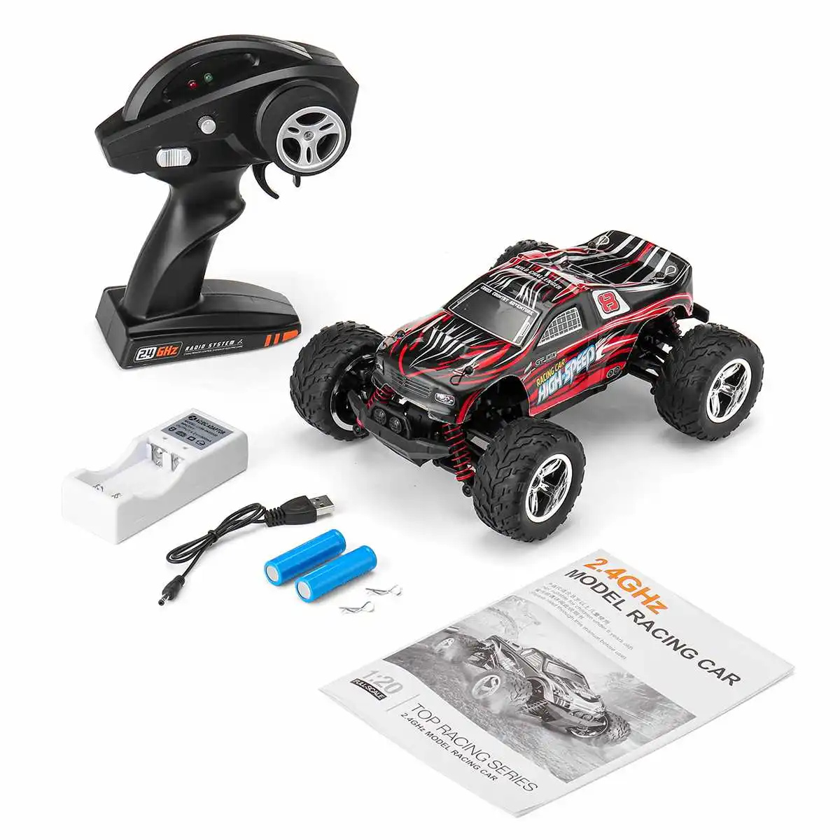 

EACHINE EC09 1:20 2.4GHz RC Drift Car High Speed 40+ MPH 4WD Off Road Monster All Terrain Toys Autos Trucks For Childrens
