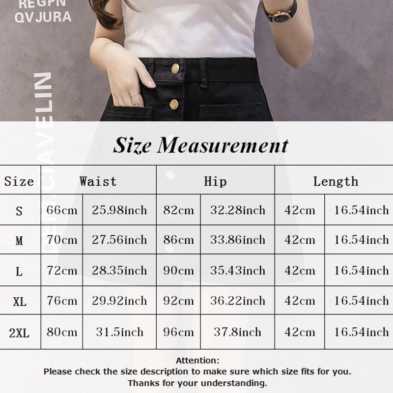A-Women 's Denim Skirt Korean Casual Solid Color Single Breasted Double Pocket Bag Hip Mini A-Line Female All Match Bottoms 2021
A-Women 's Denim Skirt Korean Casual Solid Color Single Breasted Double Pocket Bag Hip Mini A-Line Female All Match Bottoms 2021
