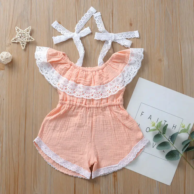 Imcute Baby Spring Autumn Fashion Toddler Kids Baby Girls Summer Lace Strap Romper Bodysuit Jumpsuit Outfits
Imcute Baby Spring Autumn Fashion Toddler Kids Baby Girls Summer Lace Strap Romper Bodysuit Jumpsuit Outfits