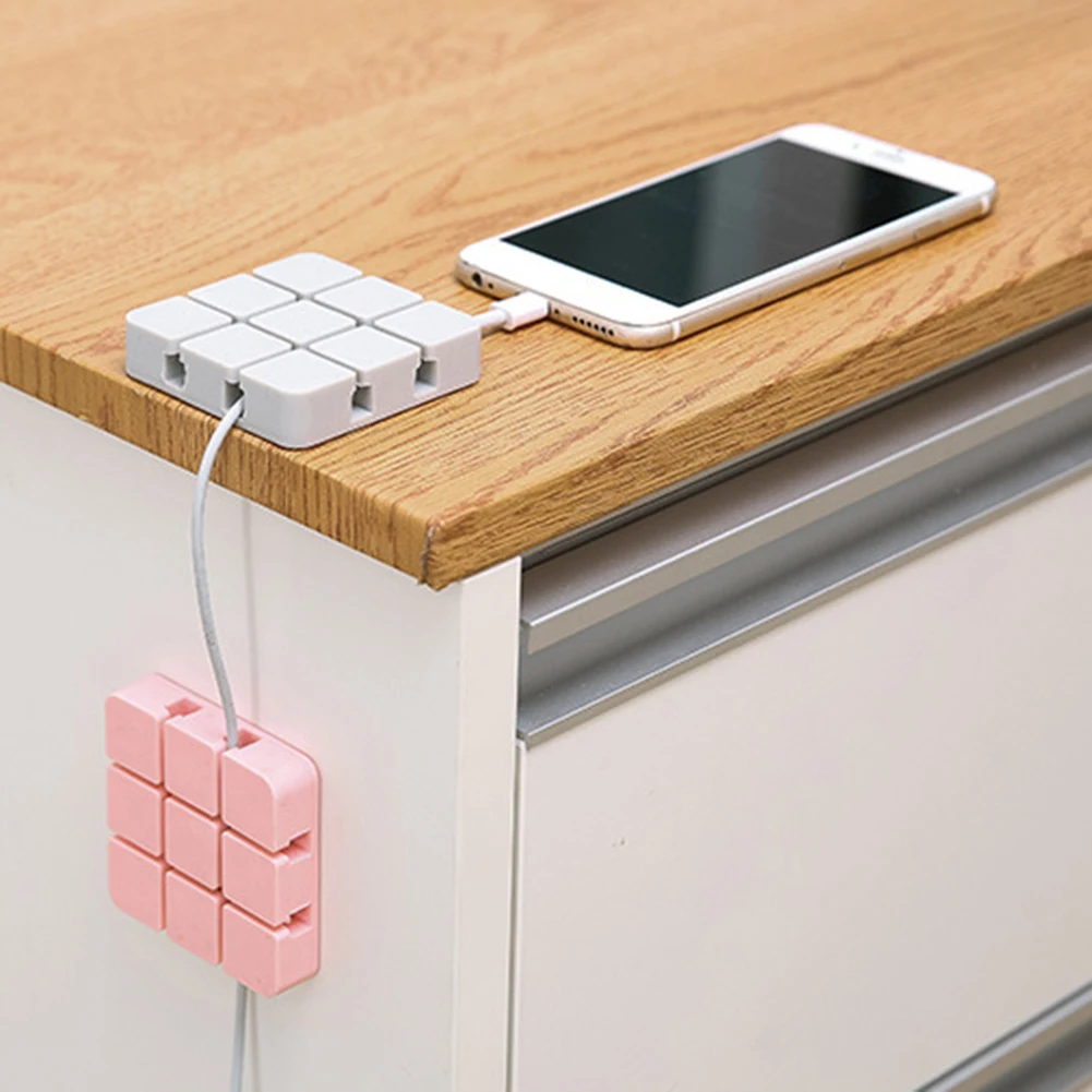 Cable Organizer Silicone Desk Cord Holder Cable Management Clip Hold 4 Cables Wire Organizer With Adhesive For Office Wire Fixer
Cable Organizer Silicone Desk Cord Holder Cable Management Clip Hold 4 Cables Wire Organizer With Adhesive For Office Wire Fixer
