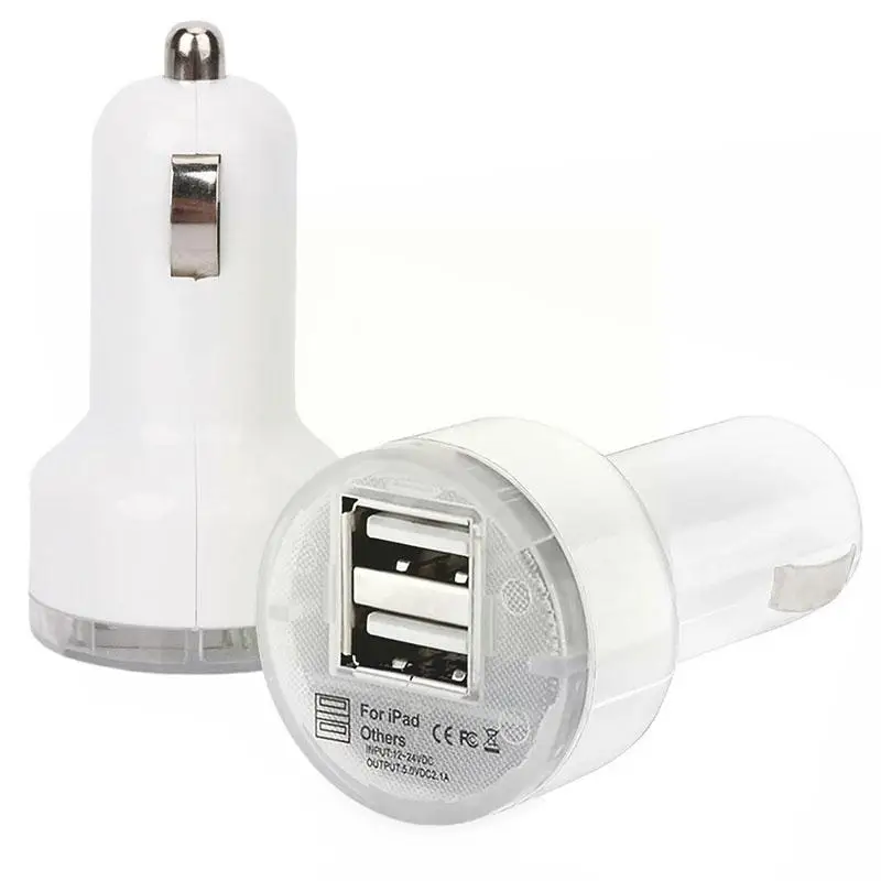 Square LED Dual USB Car Charger 2 Port Fast Charging Universal Color Choose Charger White Cigarette Adapter Can Black Light A4G2
Square LED Dual USB Car Charger 2 Port Fast Charging Universal Color Choose Charger White Cigarette Adapter Can Black Light A4G2