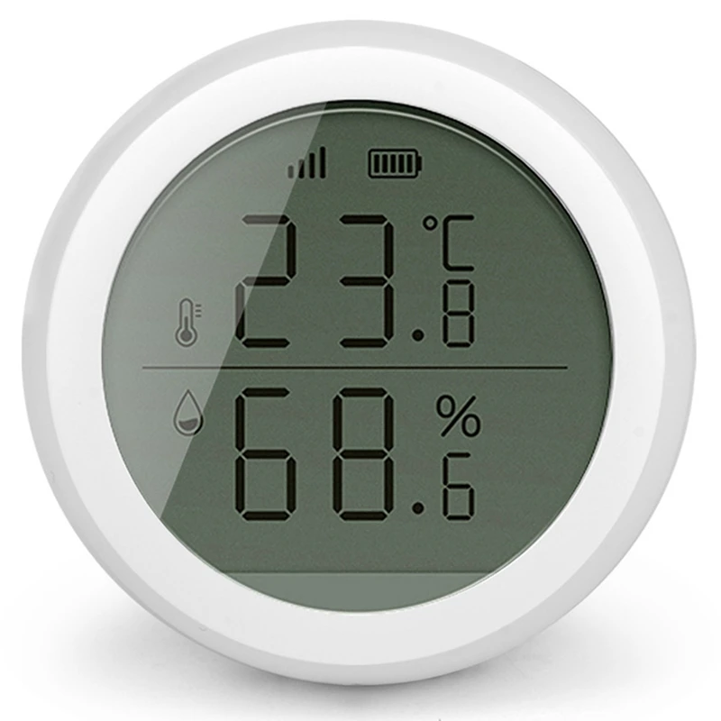 Tuya ZigBee Умный домашний датчик температуры и влажности со светодиодом Sn работает с Amazon Google Home Assistant
Tuya ZigBee Умный домашний датчик температуры и влажности со светодиодом Sn работает с Amazon Google Home Assistant