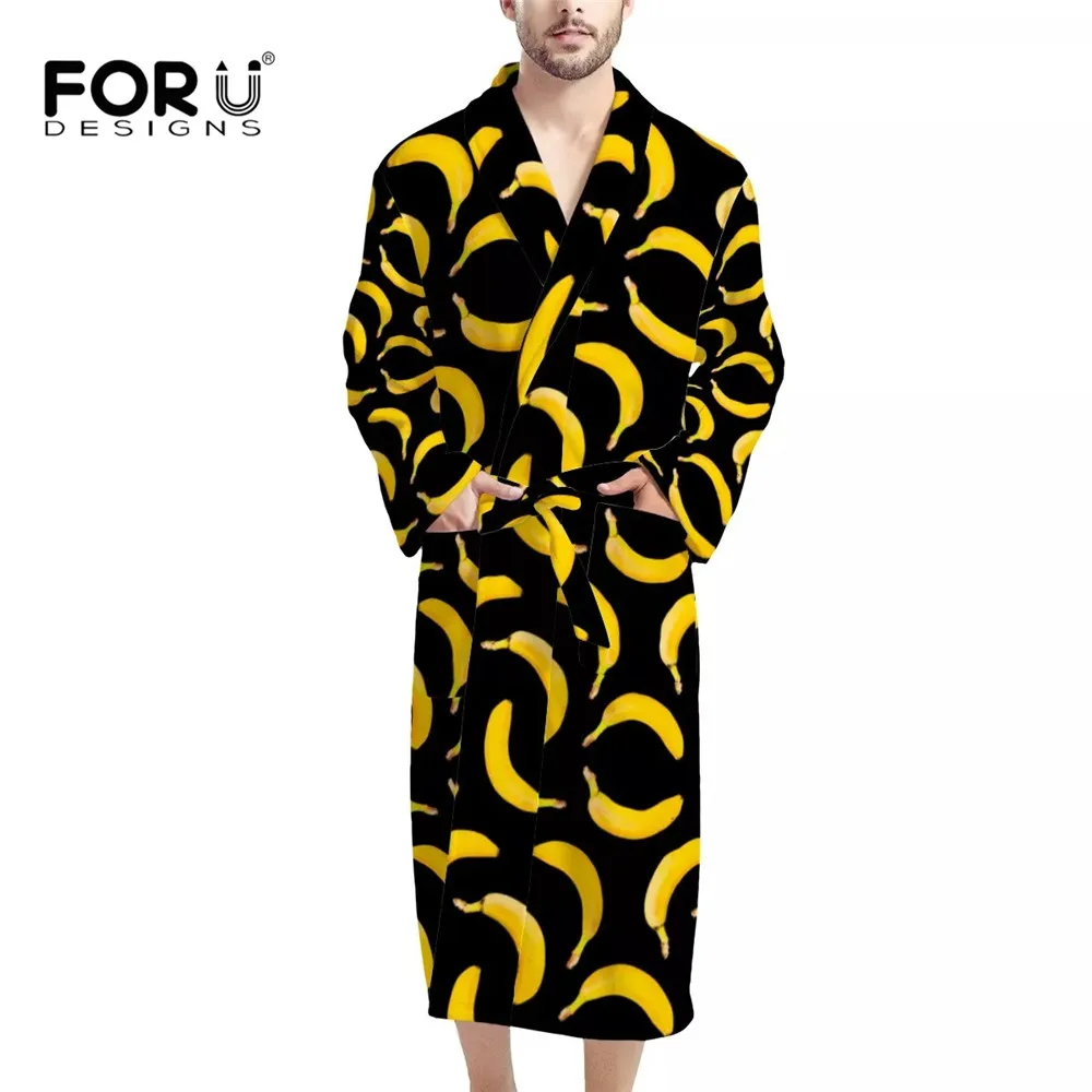 FORUDESIGNS/Мужское кимоно с принтом банана, банный халат с v-образным вырезом, ночная рубашка, шаль, воротник, халат, ночная одежда для отдыха, дом...
FORUDESIGNS/Мужское кимоно с принтом банана, банный халат с v-образным вырезом, ночная рубашка, шаль, воротник, халат, ночная одежда для отдыха, дом...