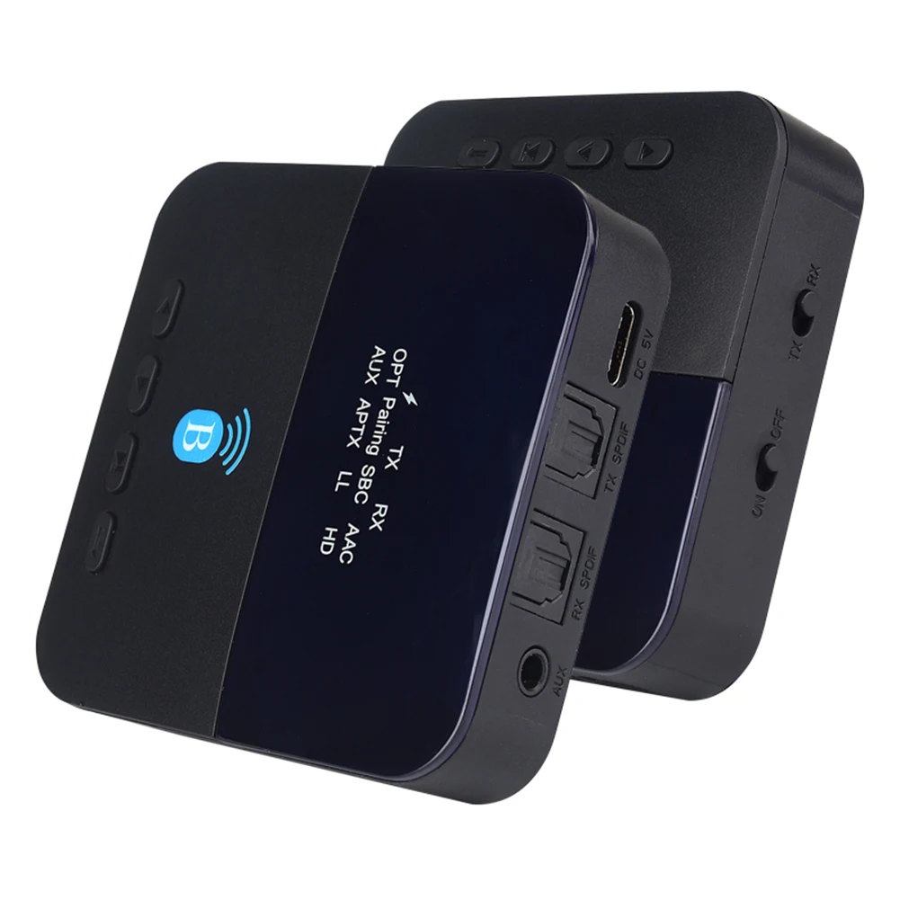 2 in 1 Bluetooth-Compatible Transmitter Receiver 3.5mm AUX RCA TV Audio HiFi Adapter Speaker Laptop PC Connector Accessory
2 in 1 Bluetooth-Compatible Transmitter Receiver 3.5mm AUX RCA TV Audio HiFi Adapter Speaker Laptop PC Connector Accessory