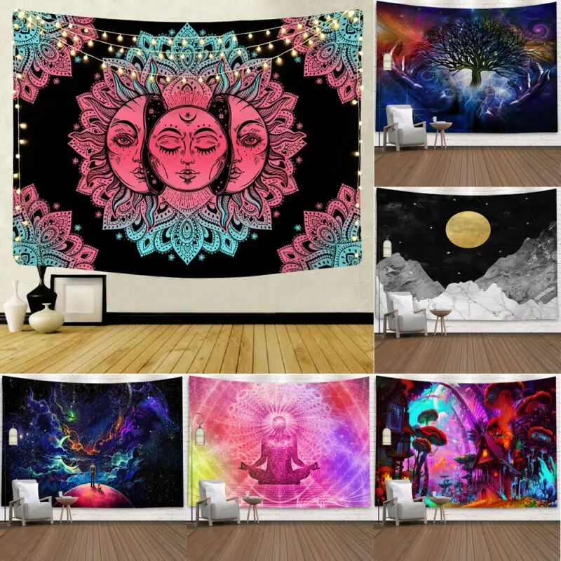 95x73cm Brushed Multicolored Mandala Wall Hanging Tapestry Poster Boho Meditation Yoga Mat Decorative Tapestry
95x73cm Brushed Multicolored Mandala Wall Hanging Tapestry Poster Boho Meditation Yoga Mat Decorative Tapestry